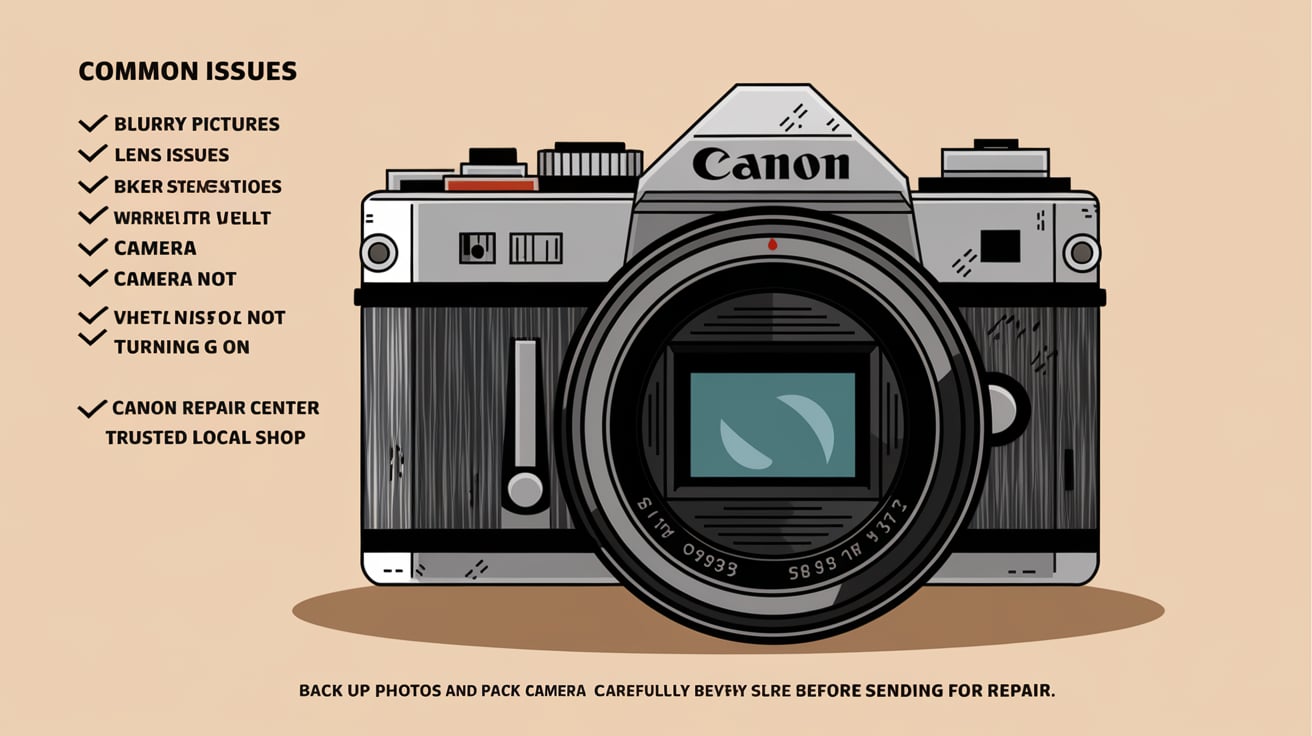 Canon Camera Repair – Common Issues, Costs, and Solutions!