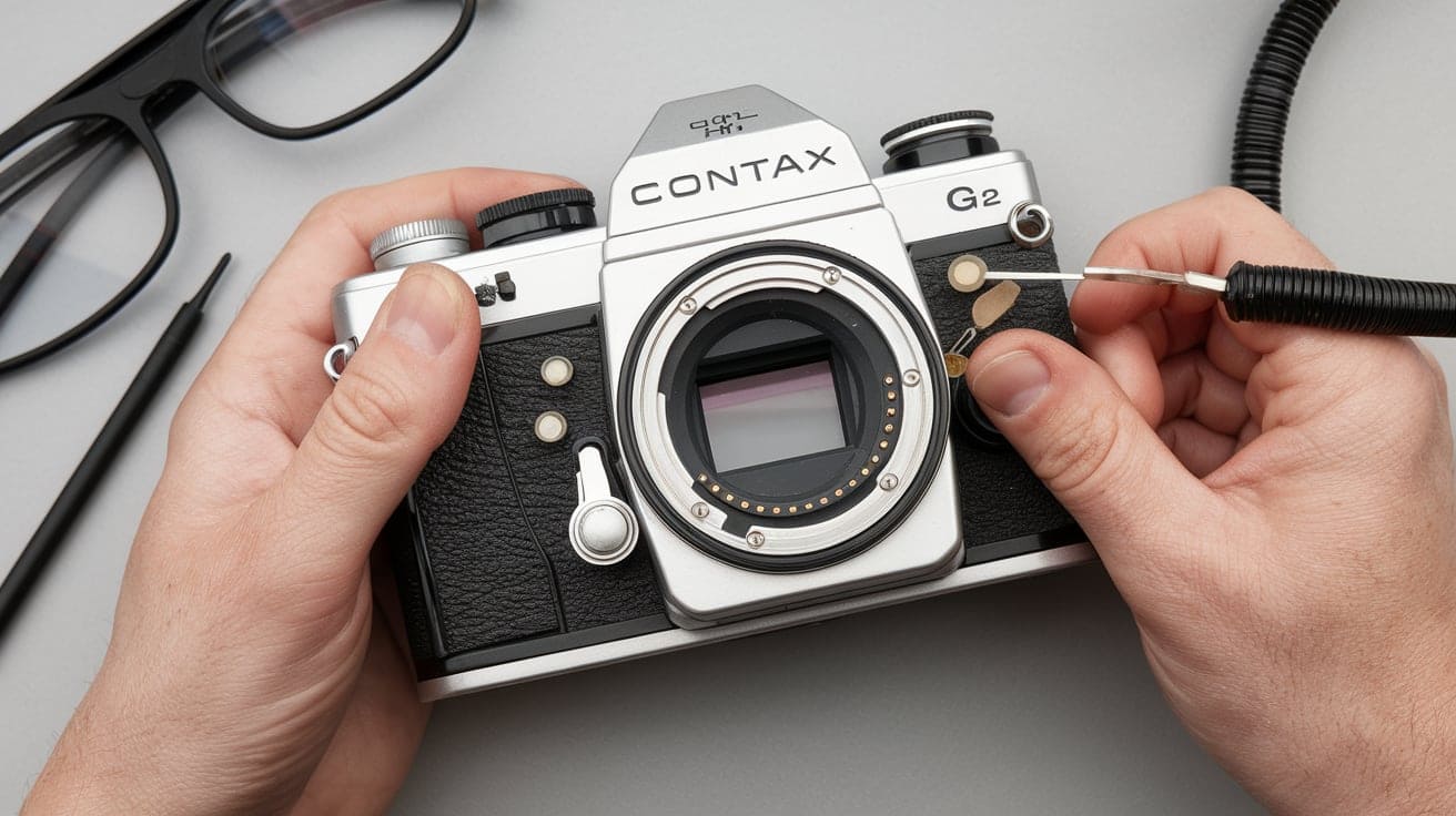 Contax G2 Shutter Charging Gear