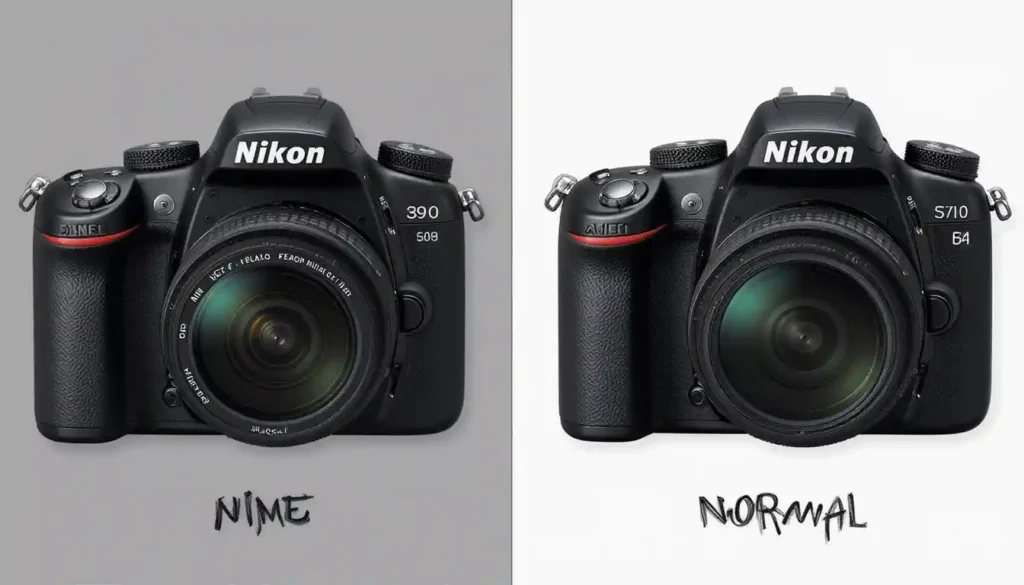 How does Fine vs Normal image quality differ on a Nikon camera? 