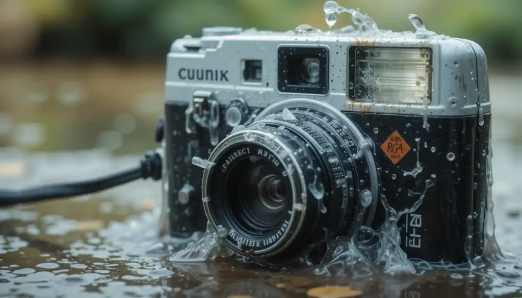 What happens if my disposable camera gets wet before developing?