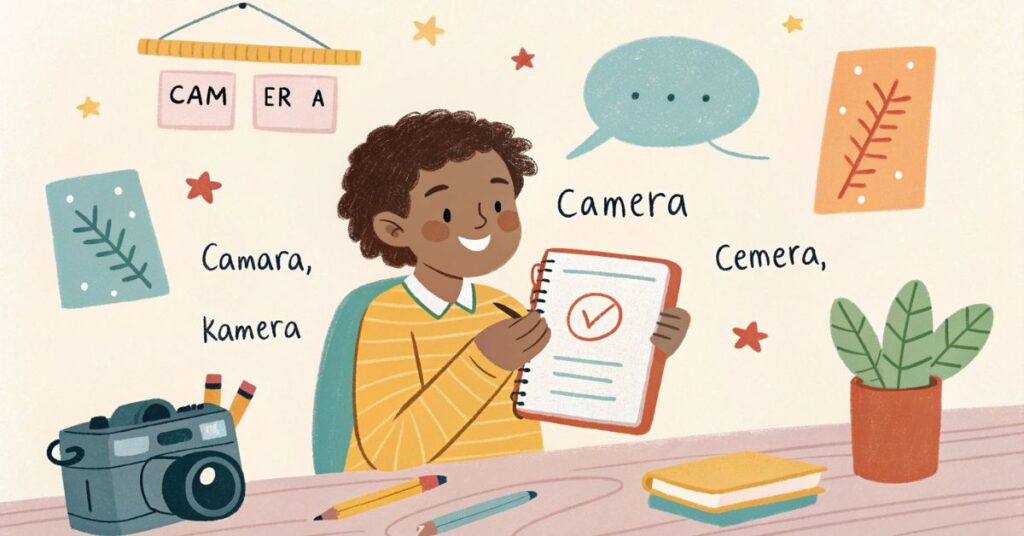 The Correct Spelling of “Camera”